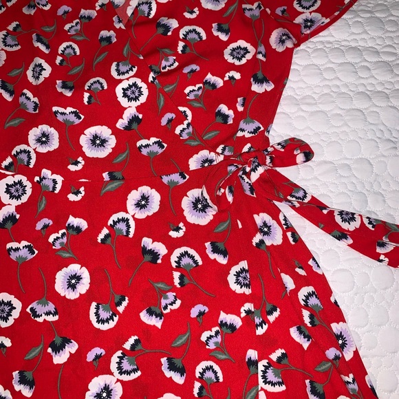 Jcrew Factory Women’s mini wrap dress. size 6 - Picture 4 of 8